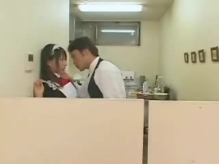 Hapon punong tagapagluto cook magkantot dalawa maids mov
